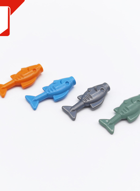 兼容64648场景MOC食物 动物零配件小银鱼 小颗粒积木拼插益智玩具