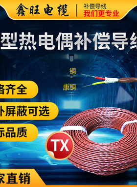 T型热电偶补偿导线 IA-TX-FFP2 ZR-IA-TX-FPFP ZR-IA-GA-TX-FPFP