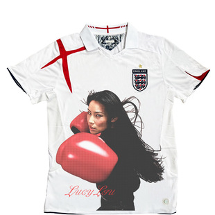 Store 短袖 LUCY 刘玉玲红拳套vibeVintage足球服长袖 LIU BlueSky