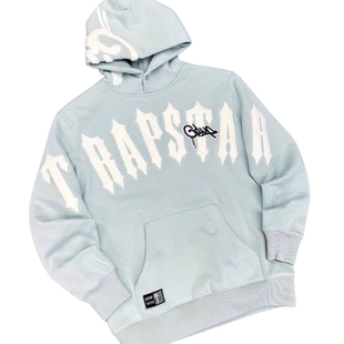 跨境Trapstar欧美高街潮流绣花卫衣男女同款drill卫衣