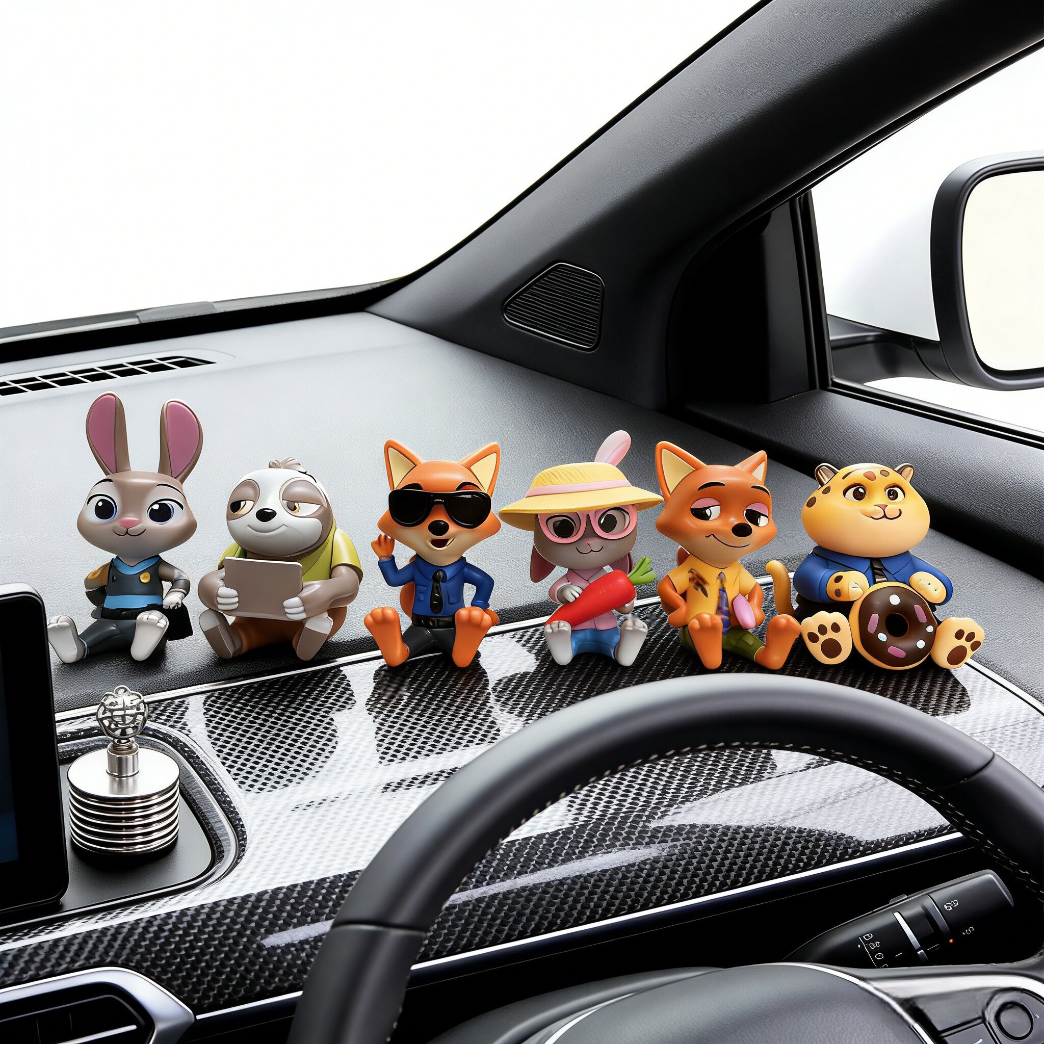 zootopia疯狂动物城2手办兔子朱迪狐尼克公仔摆件玩具玩偶盲盒