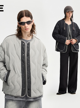 【明星同款】ORGANIC EMOTION 双面穿羽绒服夹克日系绗缝外套 OE