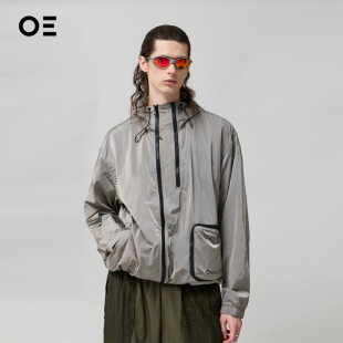 夏季 OrganicEmotion可收纳防晒衣UPF50 透气皮肤衣OE 明星同款