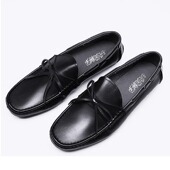 豆豆鞋 透气潮单鞋 一脚蹬时尚 春秋真皮男士 舒适男鞋 帆船鞋 休闲皮鞋