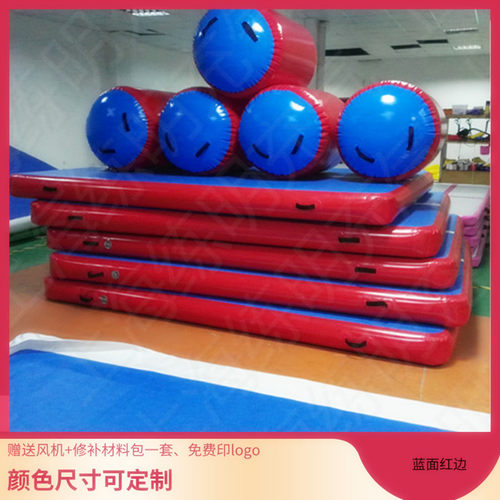 包邮练明跆拳道进口拉丝气垫跑酷空翻垫子影视训练钓鱼垫加厚道馆