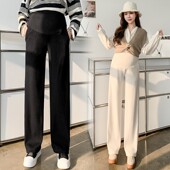 200斤 直筒裤 240斤大码 秋冬季 孕妇裤 加绒加厚孕妇托腹裤 阔腿裤