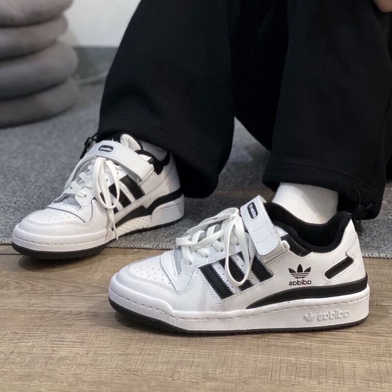 阿迪达斯adidas三叶草男鞋女鞋户外运动休闲鞋运动低帮板鞋FY7757