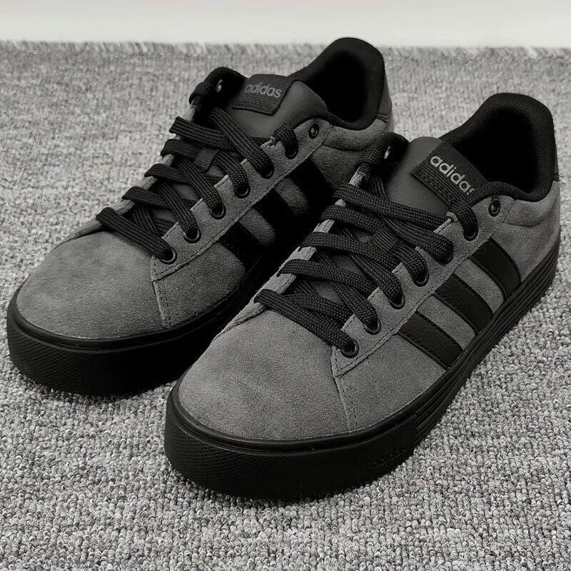 阿迪达斯adidas运动鞋轻便舒适透气黑色休闲鞋潮流板鞋JI4355
