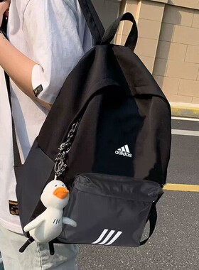阿迪达斯adidas双肩包男包女包学生书包电脑包轻便休闲背包HG0348