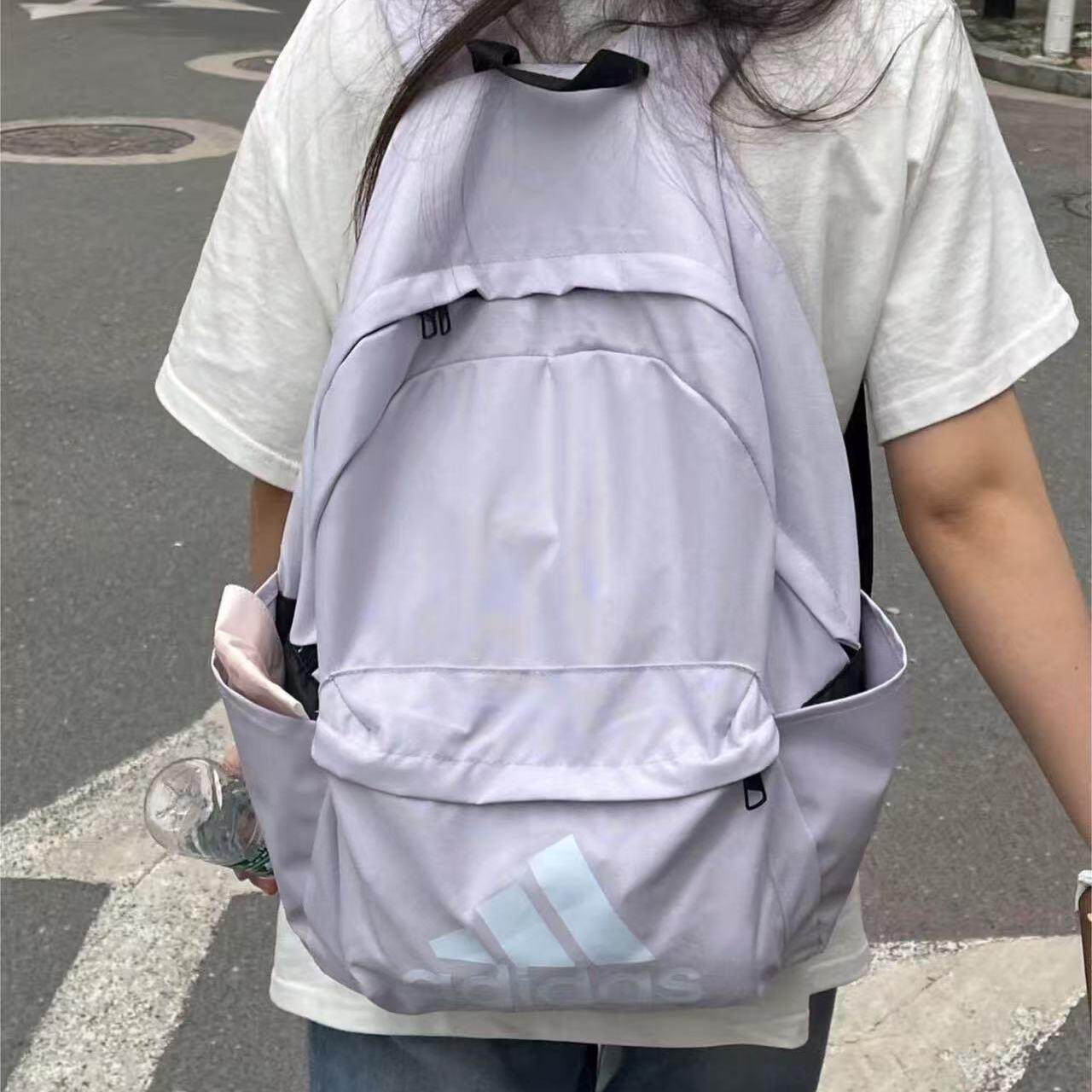 阿迪达斯adidas双肩包男包女包运动包背包休闲时尚学生书包JF0672