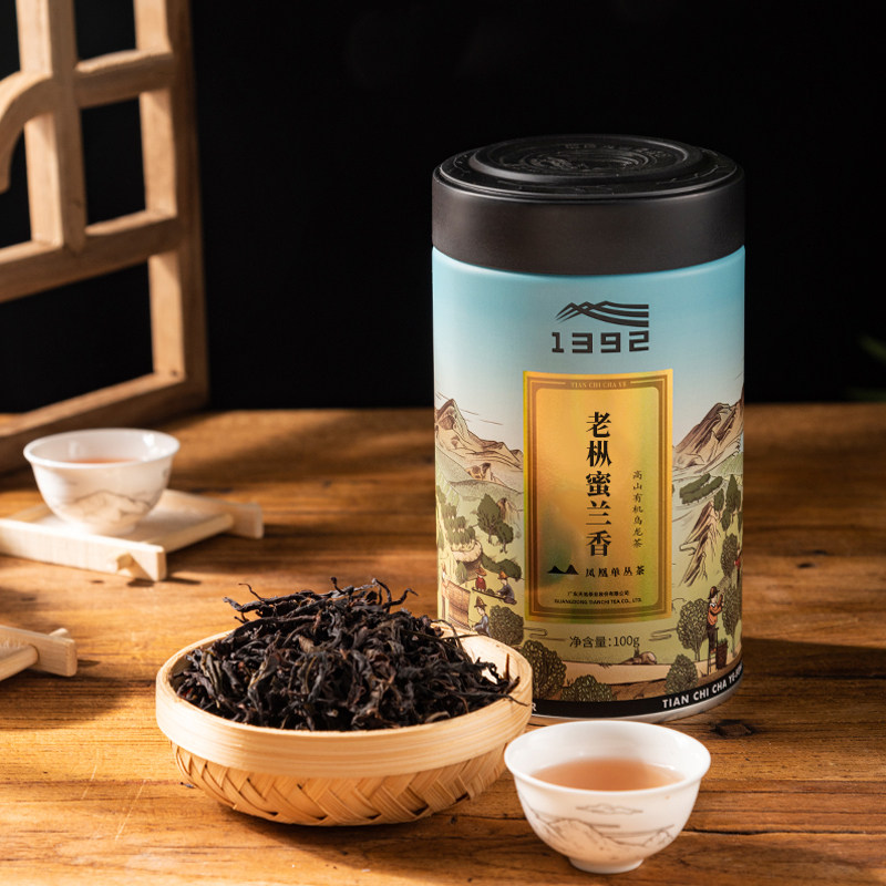 天池茶业老枞蜜兰香春茶浓香型乌龙茶叶高山凤凰茶100g_虎窝淘