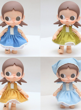 20cm娃衣zsiga嘎子姐新款裙子棉花娃娃bjd玩偶衣服连衣裙10厘米