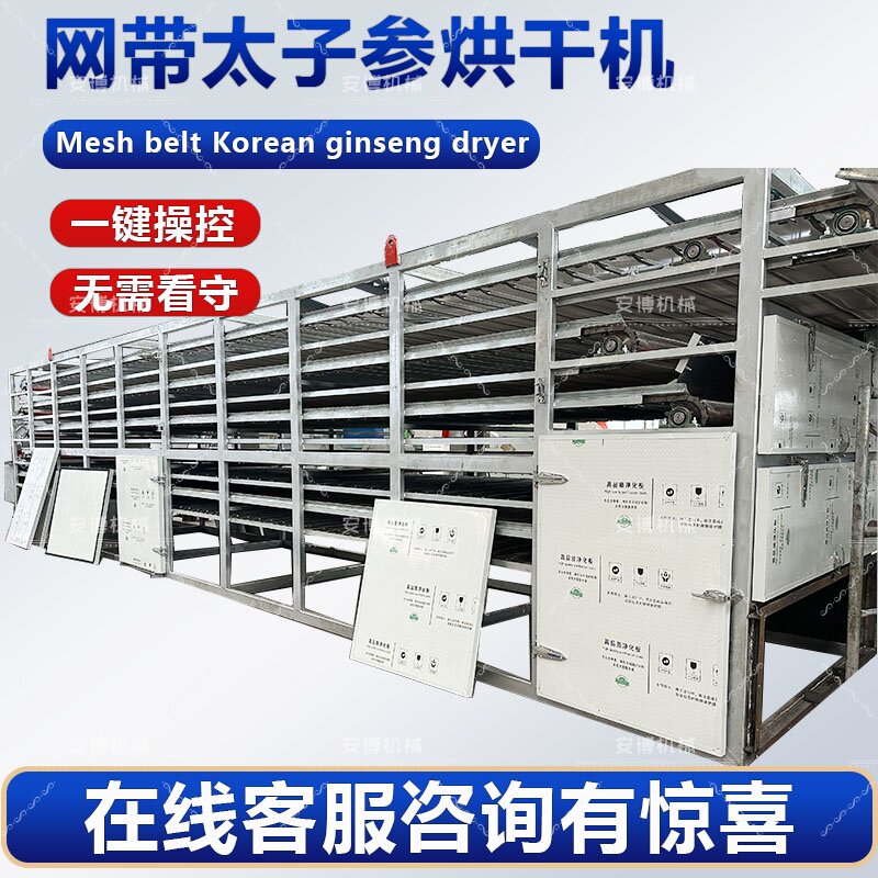 网带连翘黄莲太子参烘干机