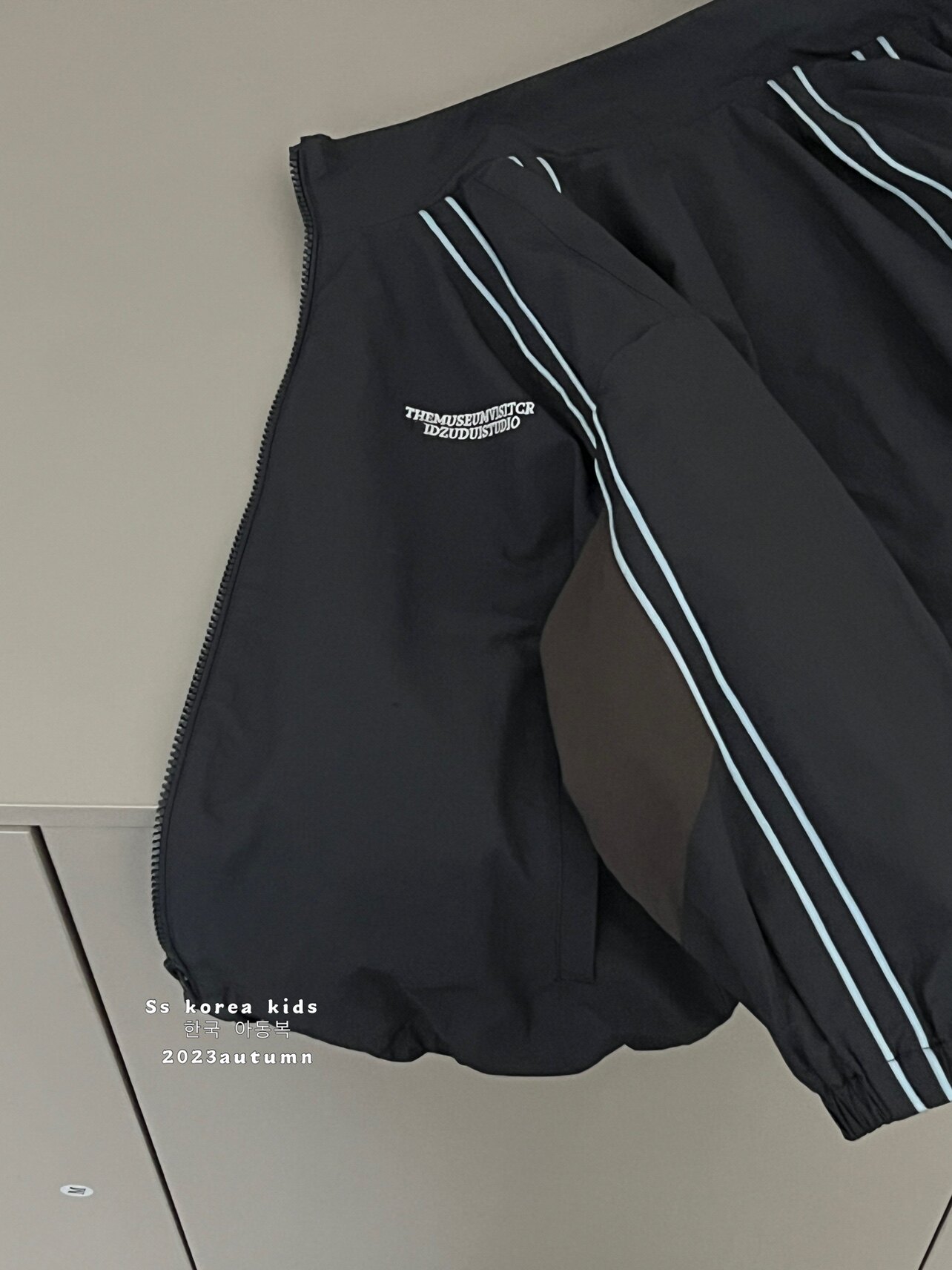 보라 한국 아동복 아동 재킷 2024 새로운 스타일 소년 가을 재킷 중대형 아동 지퍼 셔츠