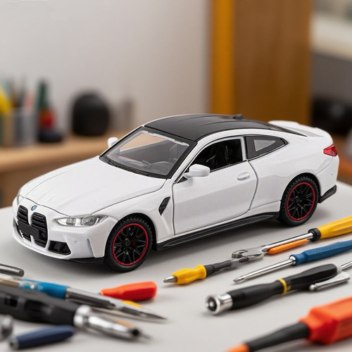 车致1:32合金仿真性能轿跑模型宝马M4儿童赛车玩具车BMW摆件礼物5