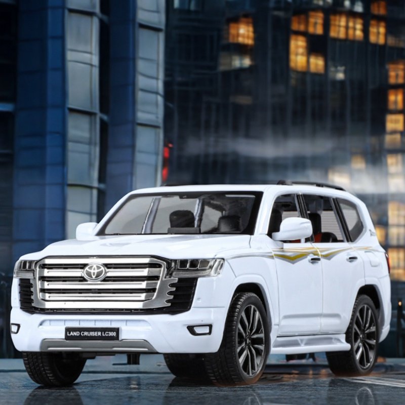 1:24正版授权丰田兰德酷路泽车模霸道普拉多合金越野汽车玩具礼物