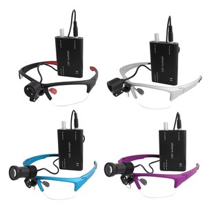 牙科放大镜带头灯口腔根管医用放大镜黑色外科手术检查五官科眼科