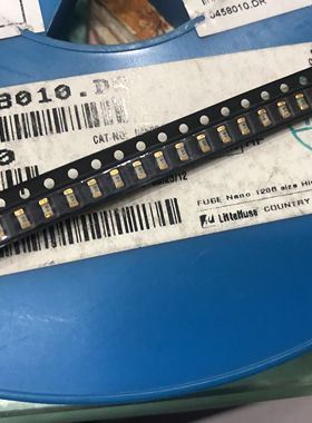 力特0458010.DR 1206 10A 63V 陶瓷方形快断贴片保险丝管 丝印10