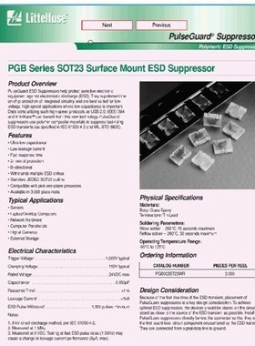 全新原装 LITTELFUS E  贴片保险丝 PGB002ST23WR