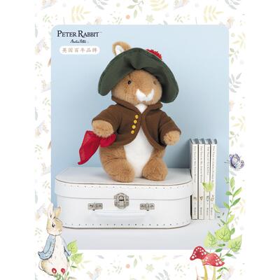 正版Peter Rabbit比得兔公仔可爱兔子彼得兔毛绒玩具柔软安抚玩偶