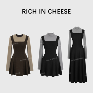 半高领冬季 系列合集 磨毛收腰连衣裙 北海道情书 RICHINCHEESE