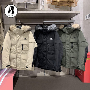 NB羽绒服冬季男女工装连帽情侣加厚运动户外休闲保暖外套NPA46021