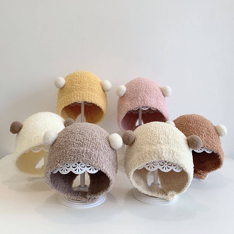 宝宝针织毛绒帽婴儿帽子秋冬款新生婴幼儿护耳帽纯棉可爱保暖男女,婴童用品,其它婴童用品,淘宝优惠券,粉丝福利购,淘宝优惠卷