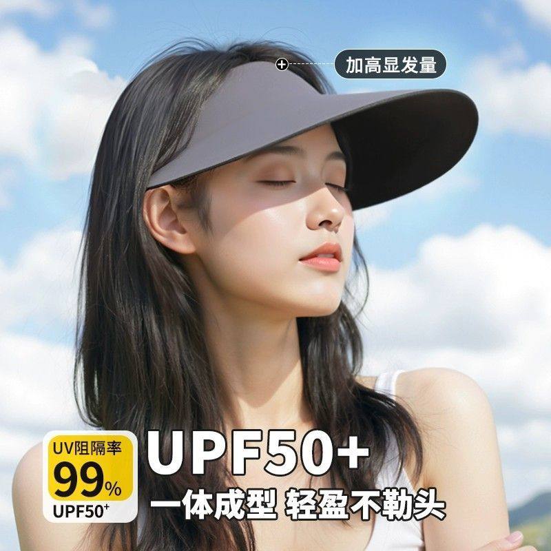 夏季空顶无痕帽子骑车帽檐遮阳帽太阳帽紫外线运动帽子防晒遮阳帽,居家日用,头部防护用品,淘宝优惠券,粉丝福利购,淘宝优惠卷