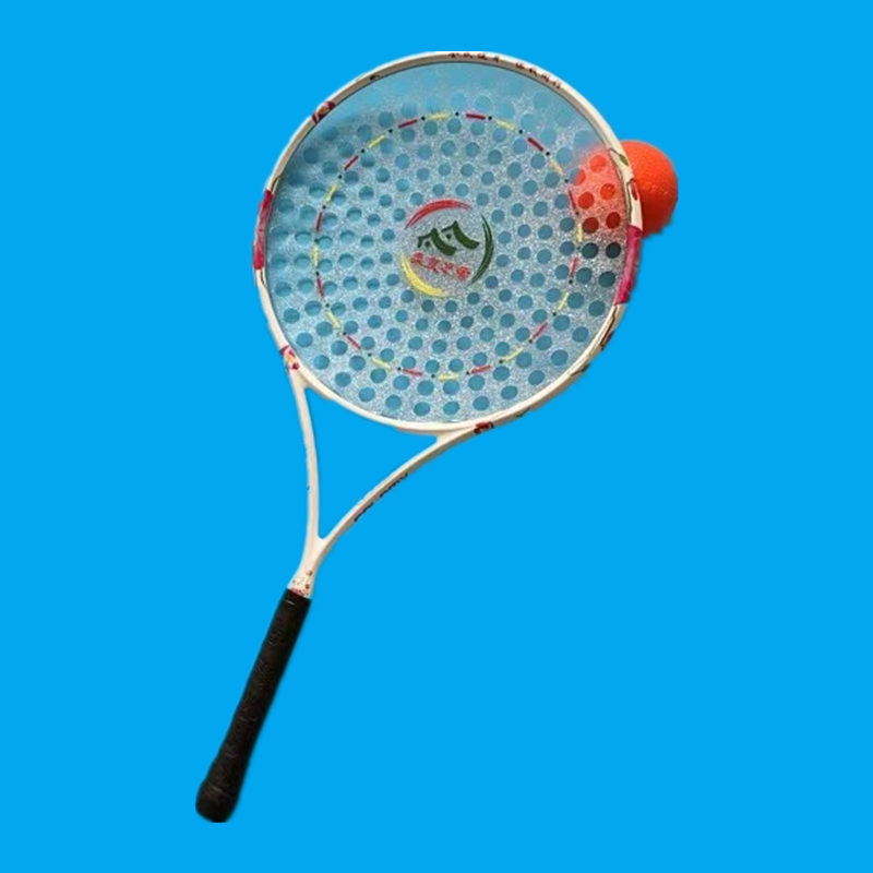 康乐美荷塘月色太极柔力球拍套装细柄框约45点9公分长162孔面