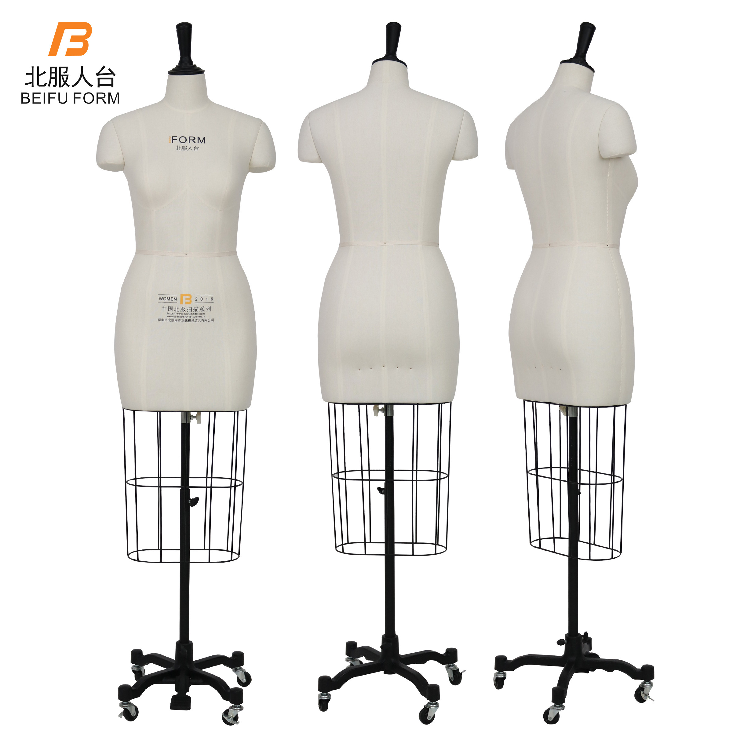 北服人台 欧美婚纱晚礼服版师打版设计人台公仔立裁模特道具