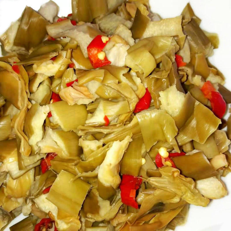 正宗江西酸芋禾杆赣南特产农家自制泡菜非广西芋头苗梗瑞金酸芋荷