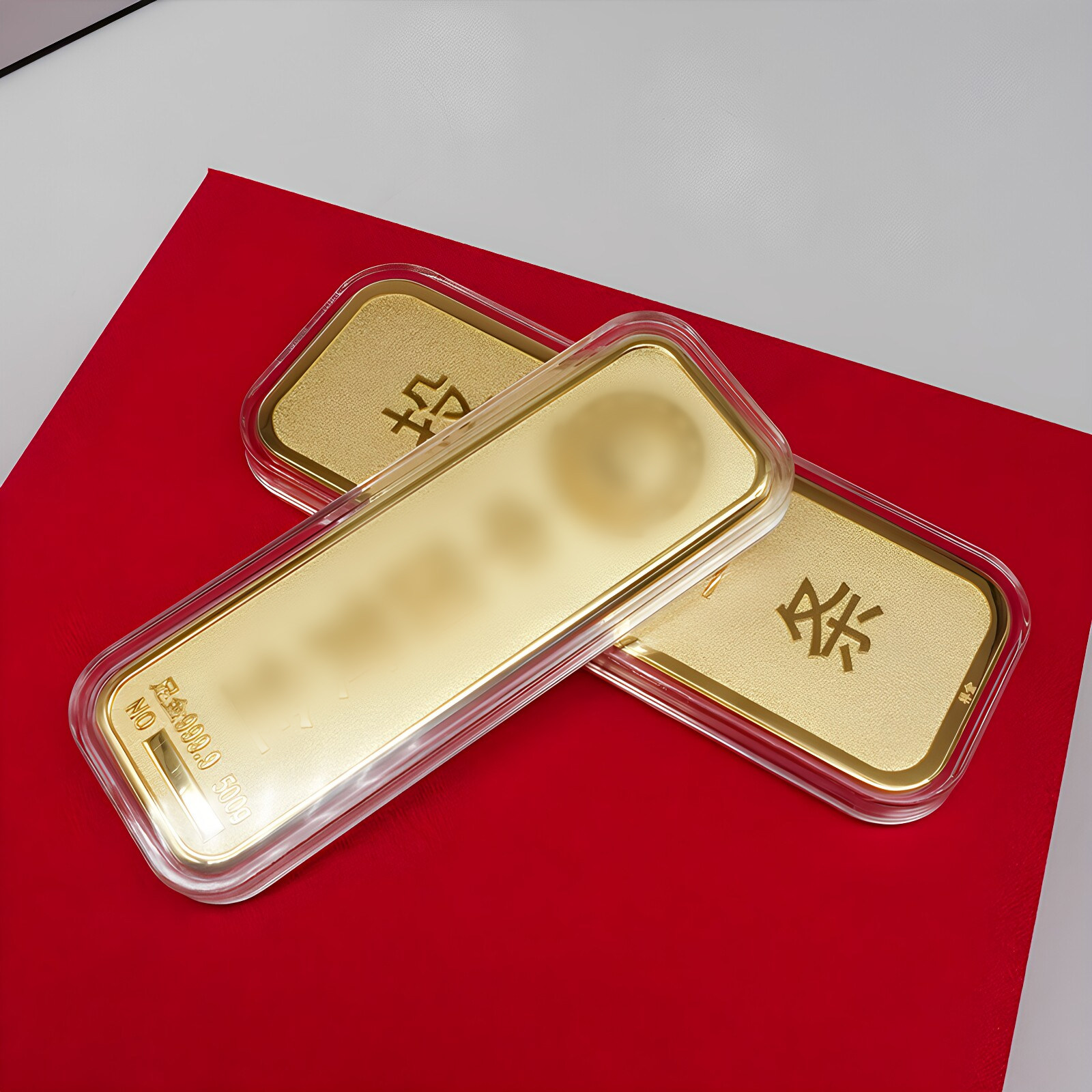 中国黄金仿真金条摆件样品金条铜镀金砖金店银行影视展示道具摆件