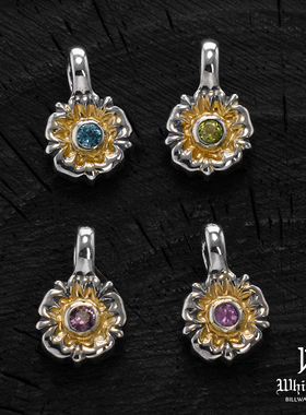 【预】BWL官方正品 鎏金宝石小樱花吊坠 潮流个性C397/C