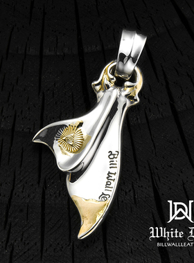 BWL正品银饰全视之眼鎏金鱼尾