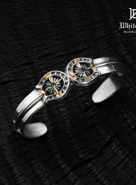 【40周年新品】BWL官方正品 鎏金宝石芒星无限幸运马蹄手镯B618/C