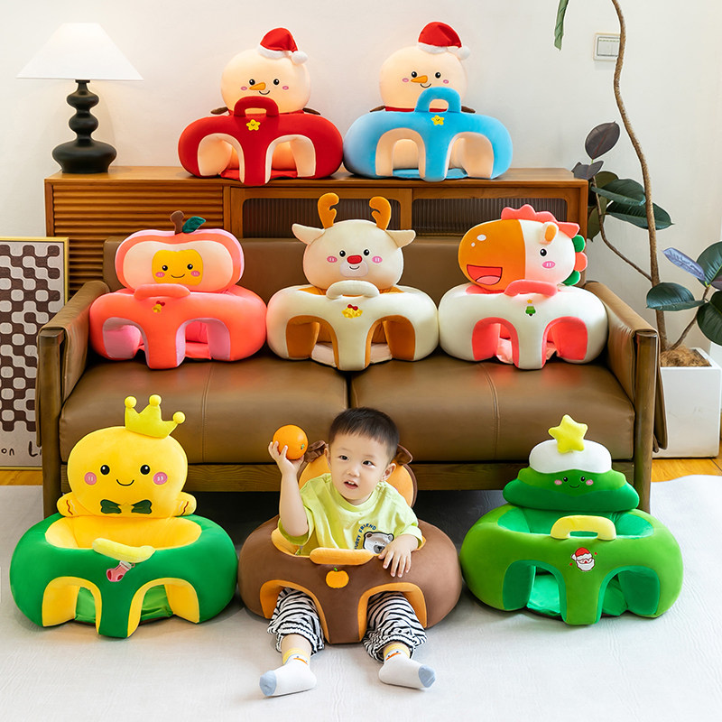 新款宝宝学坐椅不伤脊柱防摔训练毛绒靠背小沙发防侧翻学坐神器,婴童用品,学坐椅,淘宝优惠券,粉丝福利购,淘宝优惠卷