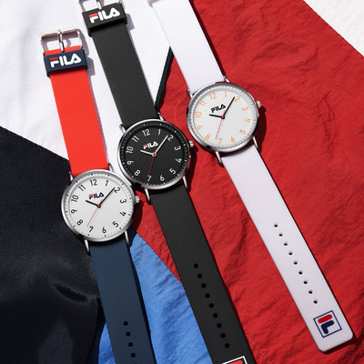 FILA斐乐手表学生女防水腕表男女学生初高中只看时间考试静音6707