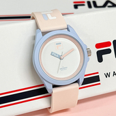 FILA斐乐硅胶运动防水手表男女士经典 百搭色初高中大学生腕表6500