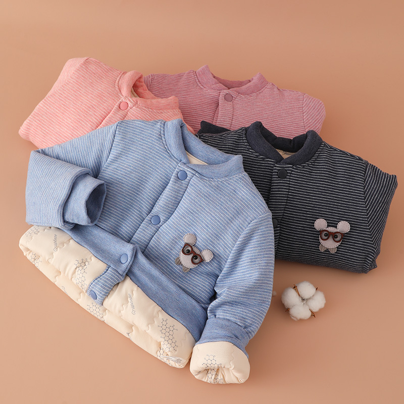 男童棉服秋冬季儿童保暖外套加厚小学生棉衣羊毛内胆校服神器上衣