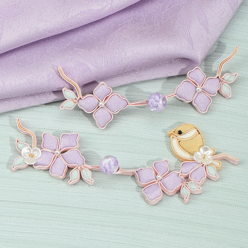 青丝原创旗袍盘扣扣子花瓣玉石芙蓉鸟花扣复古汉服手工编织纽扣女,居家布艺,纽扣,淘宝优惠券,粉丝福利购,淘宝优惠卷