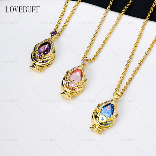 lovebuff魔法小圆灵魂宝石锁骨链