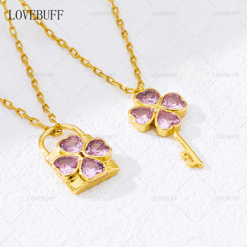 lovebuff周边锁钥匙项链