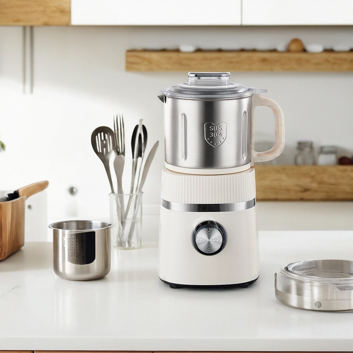 奥朗达大功率家用多功能磨粉机干打果汁机五谷杂粮研磨机湿两用