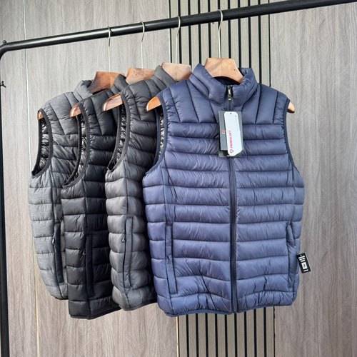 保暖男士秋冬拒水休闲立领棉马甲