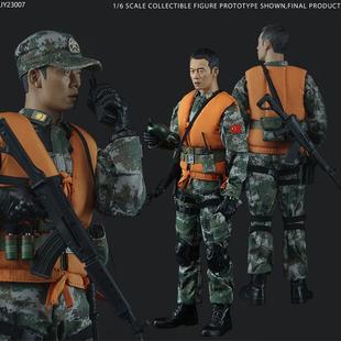 JEU人偶戍边英雄边陲铁卫解放军可动兵人1/6模型有点像史今/界碑