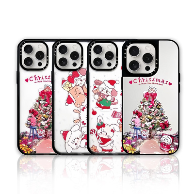 CASETi壳联名mikko猫猫小兔子适用于iPhone16ProMax苹果14 13 12 15网红可爱蝴蝶结防摔华强北保护套