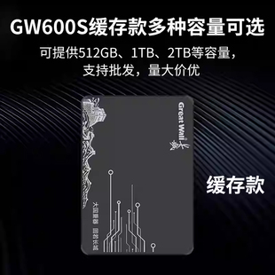机笔记本高速固态硬盘 2TB台式 长城GW600 SSD2.5寸SATA3.0接口1