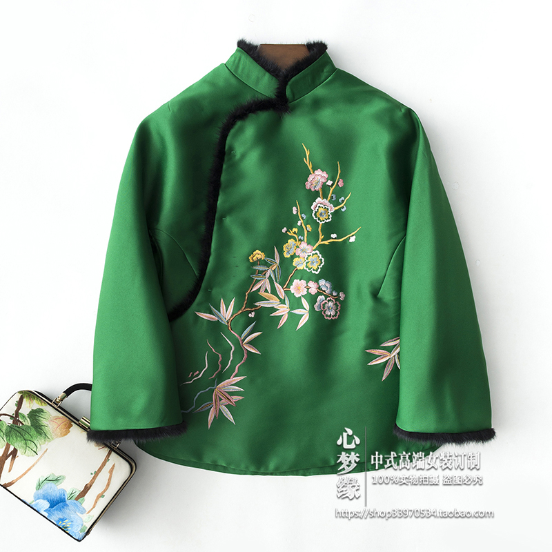 过年新装花女中式复古改良衣服