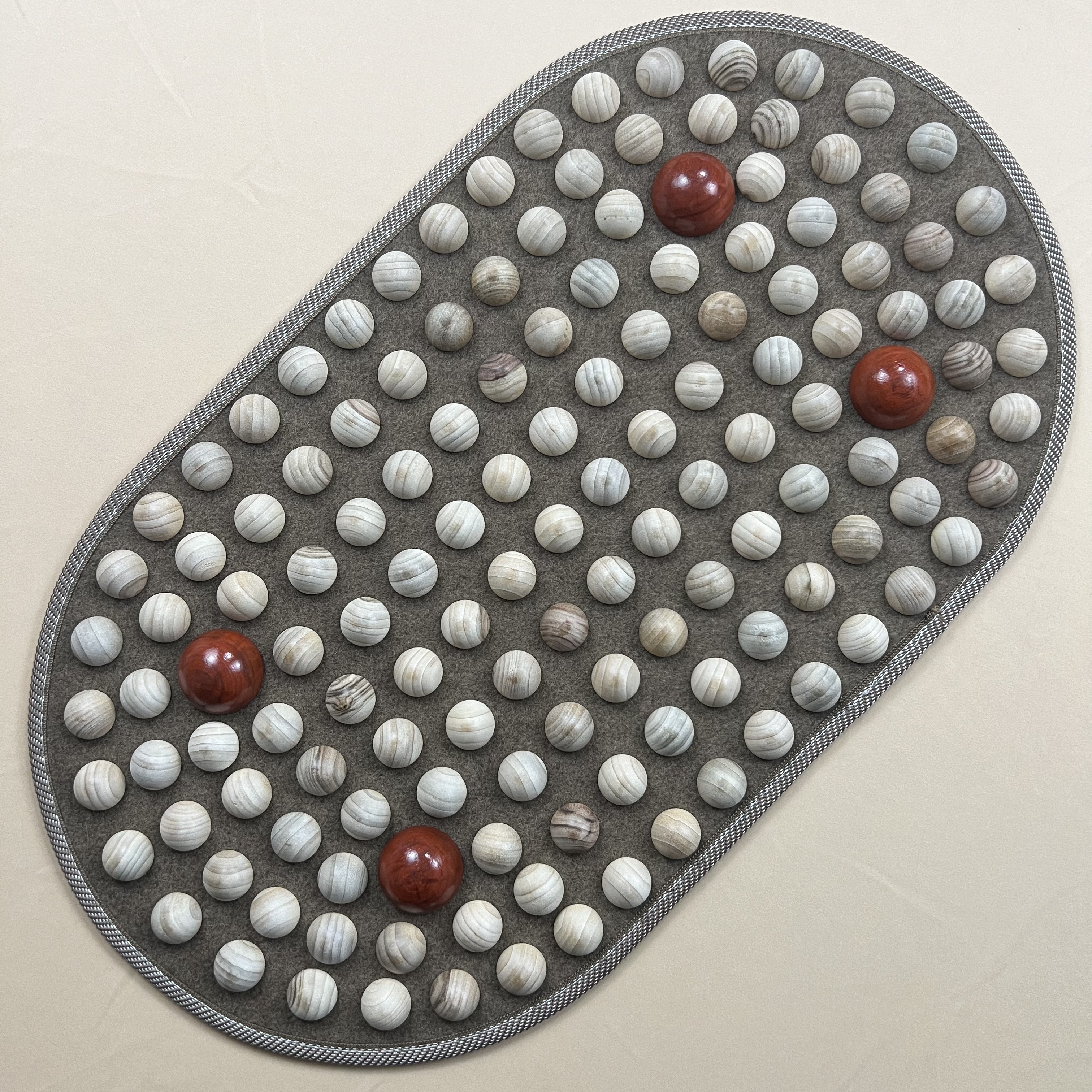 高档香樟木指压板足底按摩垫实木