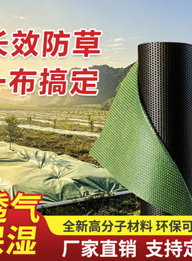 防草布除草布耐用厂家直销农用加厚绿黑色盖草遮草布黑色地膜地布